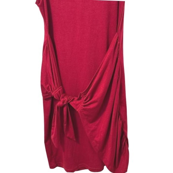 Lillusory Sleeveless Wrap Front T-shirt Mini Dress NWT - Picture 7 of 12